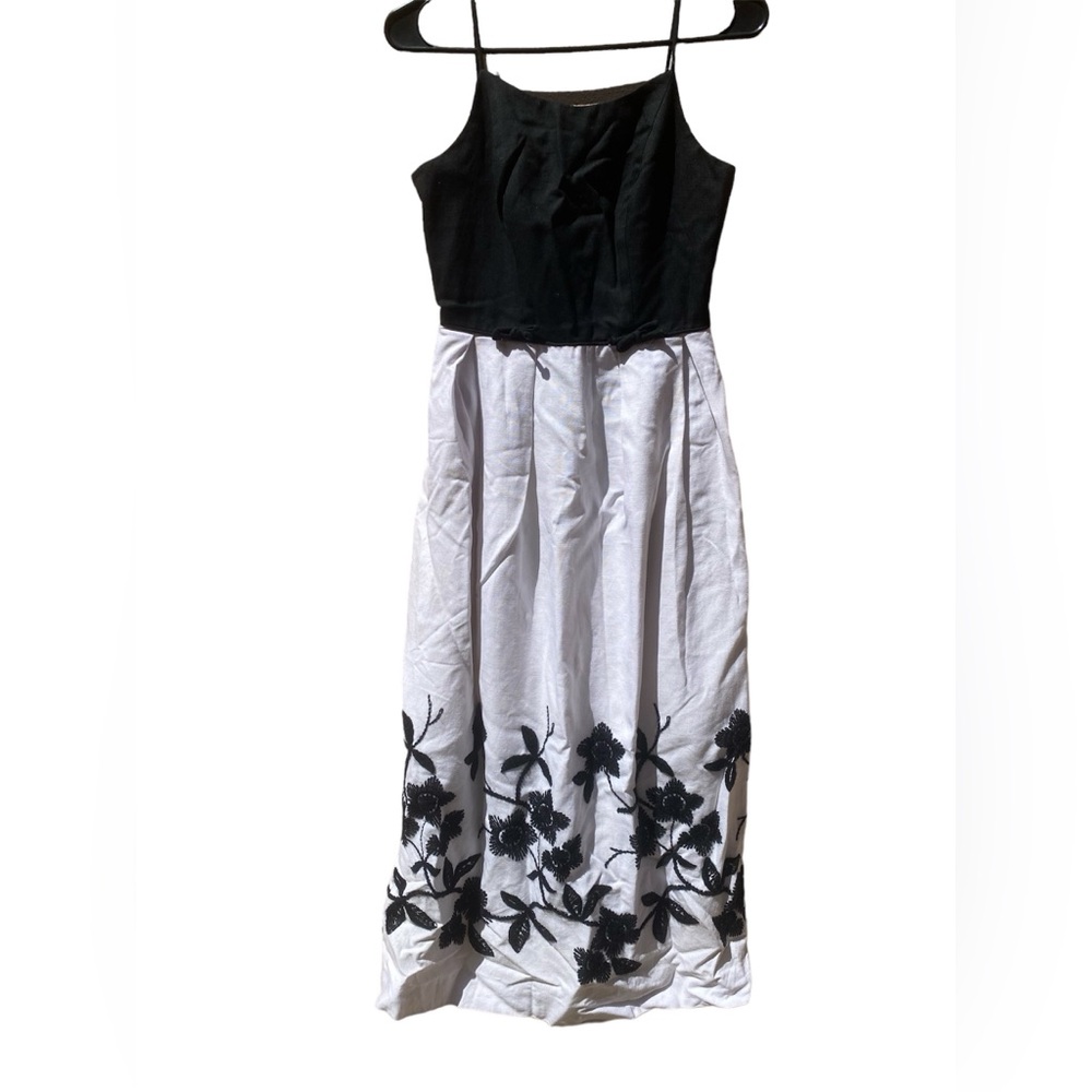Vintage handmade embroidered long length dress